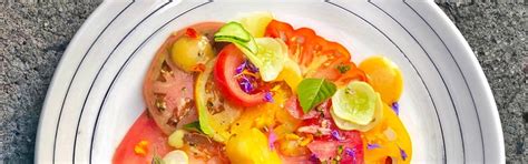 Recipe Heirloom Tomato Salad With Peach Vinaigrette