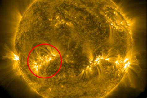 Earth In Direct Firing Line For X Class Solar Flare From Enormous Sunspot