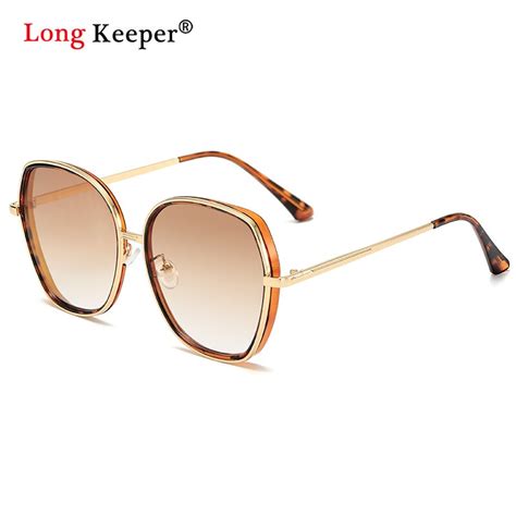 longkeeper 2020 fashion oversized sunglasses women luxury brand shield sun glasses uv protection