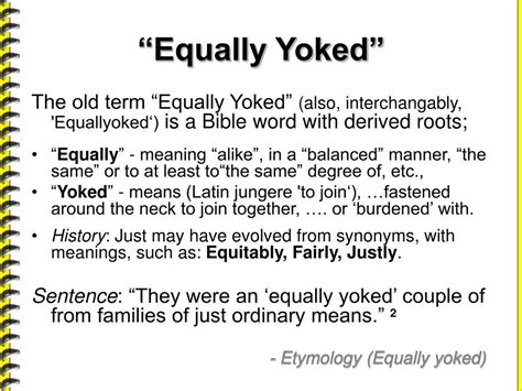 Yoked Meaning