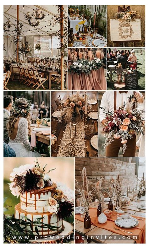 10 Chic Rustic Bohemian Wedding Color Palettes We Love Bohemian Wedding Colors Rustic Bohemian