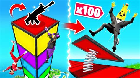 100 Level Race For 💰💰 Fortnite Game Mode Youtube