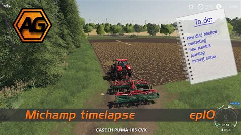 Cultivating And Planting Farming Simulator 19 Michamp Timelapse