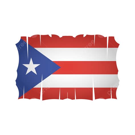 Puerto Rico Flag Clipart Vector Puerto Rico Flag Vector With