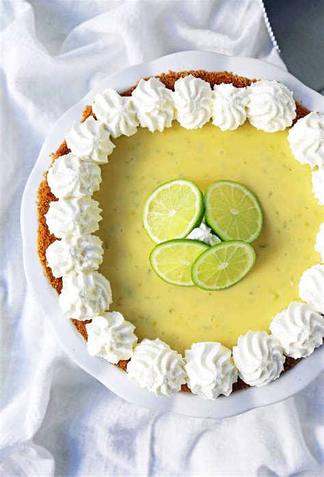 Key Lime Pie The Best Creamy Key Lime Pie In A Buttery Graham Cracker Crust With Fresh