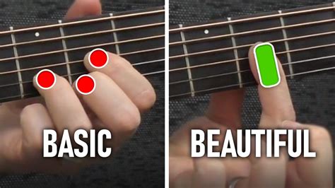 Beautiful Chords Vs Basic Chords One Simple Step Guitar Mastery Method