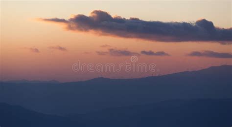 Soft Clouds Over Mountain Stock Image Image Of Light 27668909