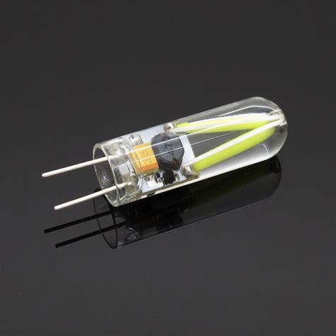 Mini 3w G4 Cob Led Filament Light Bulb 12v Replace 15w Halogen Glass