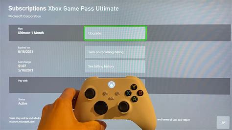 Xbox Series Xs How To Extendcancel Xbox Live Gold And Game Pass