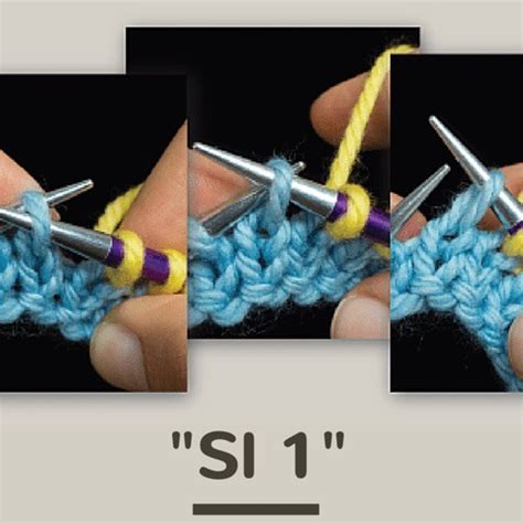 Learn how to start your crochet projects using a slip knot and chain stitches with this video and instructions from annie's stitch guide. How To Slip A Stitch In Knitting (Sl 1) Slip Edge Stitch ...