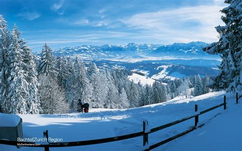 Switzerland Winter Landscape Wallpaper And Background