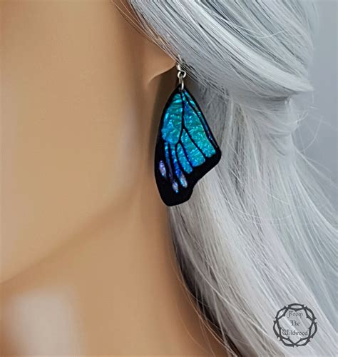 Turquoise Butterfly Wing Earrings