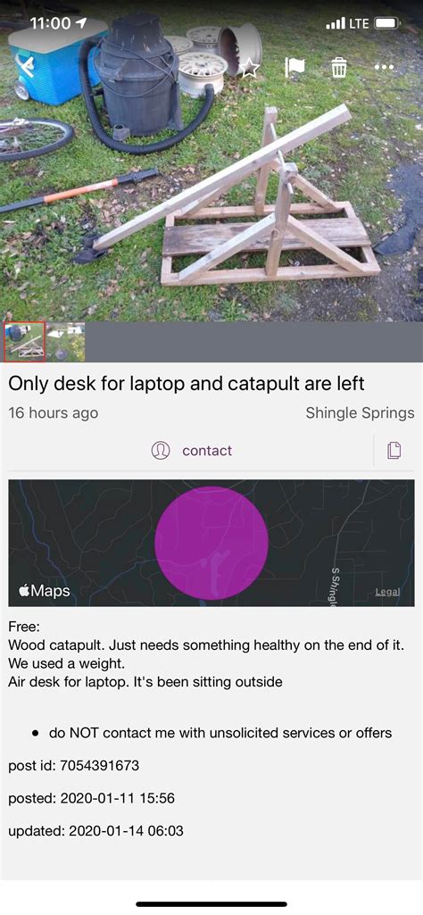 Free section on Craigslist made me think of you. Closest I’ve seen to a