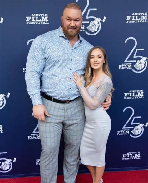 PHOTOS Meet The Mountain From Game Of Thrones His Ultra Cute Wife