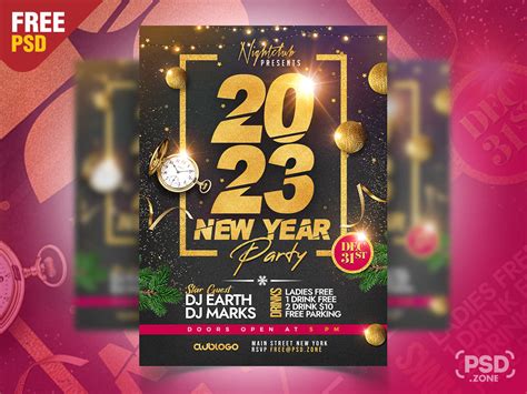 New Year Poster Psd 2023 Get New Year 2023 Update