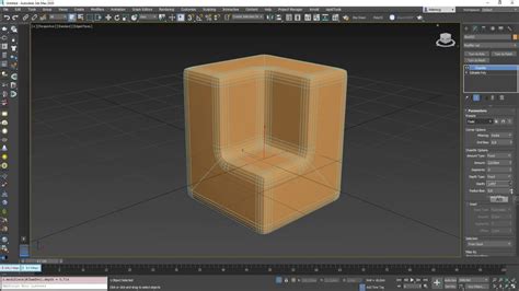 Customization Chamfer And Smoothing Groups 3ds Max Youtube