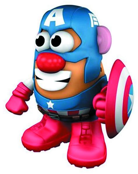 Jan141973 Mr Potato Head Marvel Captain America Previews World