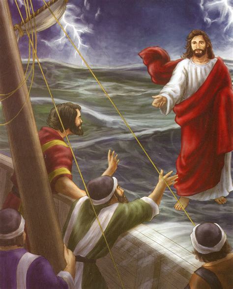 Jesus Walks On Water Kids