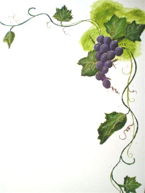Corner Clipart Grape Vine Corner Grape Vine Transparent
