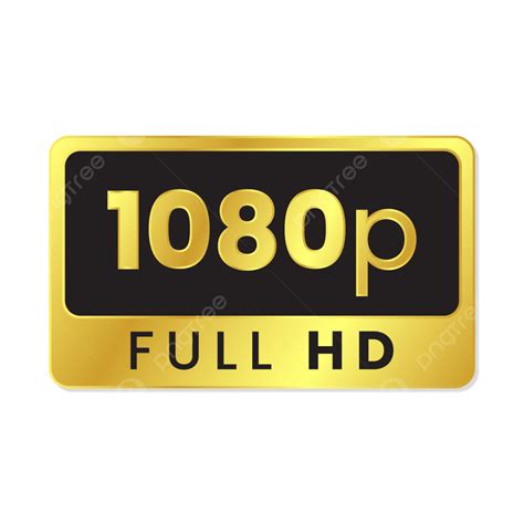 Logotipo De 1080p Png Dibujos 1080p Icono De 1080p Insignias De 1080p Png Y Vector Para