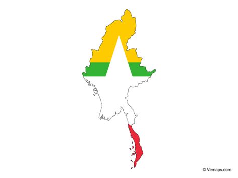 Myanmar Map Png