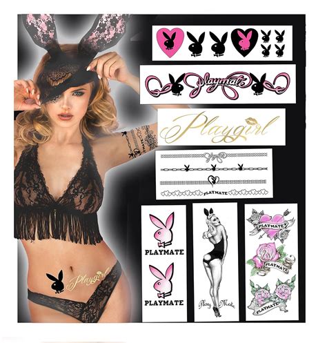 sexy playmate tattoos naughty ultra realistic fake adult temporary tattoos a