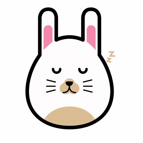 Emoticon Face Rabbit Animal Emoticons Expression Smiley Icon