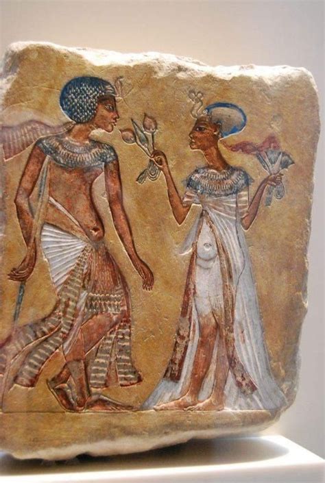 King Akhenaten And Queen Nefertiti Egyptianmythology