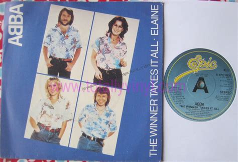 Totally Vinyl Records Abba The Winner Takes It All Elaine Inch