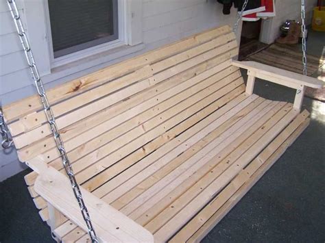 Wood Porch Swing Plan Homemade Porch Swing That Is Easy To Build