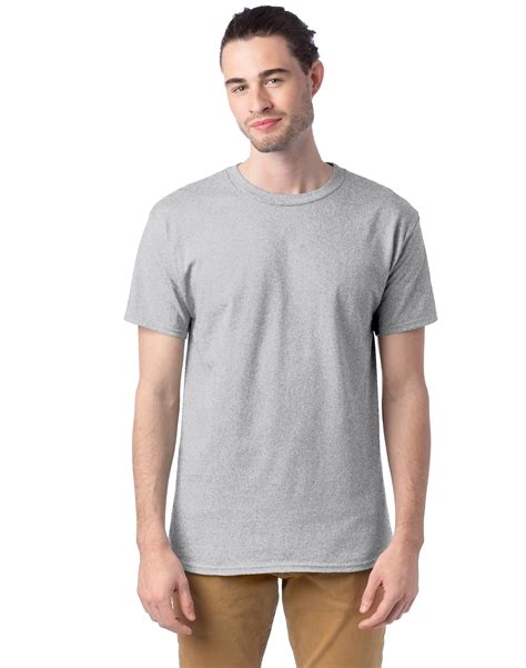 Hanes Men Crew Neck T Shirt 4 Pack Comfortsoft 100 Cotton Heavyweight Tee Plain Ebay