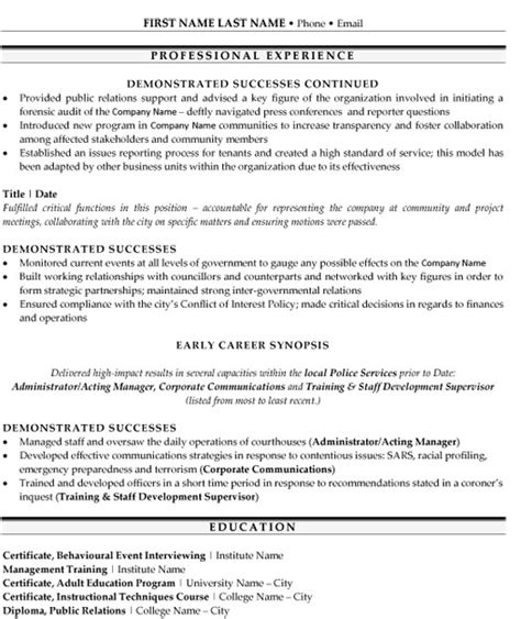 This cover letter was written by resumemycareer's staff of professional resume writers, and demonstrates how a cover letter for a emergency management and public safety professional cover letter sample should properly be created. Crisis Management Resume Sample & Template