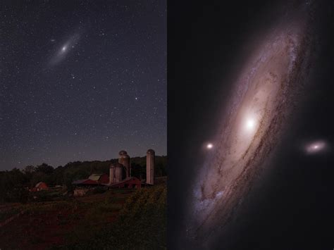 Our Closest Neighboring Galaxy Andromeda Is Bigger Than The Moon In The