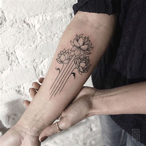 2 this script tattoo artist view this post on instagram Floral Dotwork and Fine Line Tattoos by Dasha Sumkina