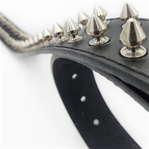 Metal Spike Studded Unisex Vegan Leather Belt • Immoral Fashion