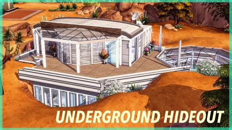 Underground Alien Hideout The Sims 4 Speed Build Youtube