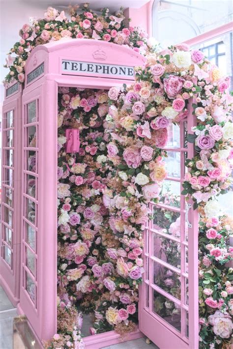 London Photograph The Pink Phone Booth London Phone Box Etsy
