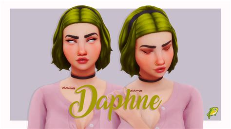Daphne Hair Gloomfish Sims 4 Characters Sims 4 Cc Packs Sims 4