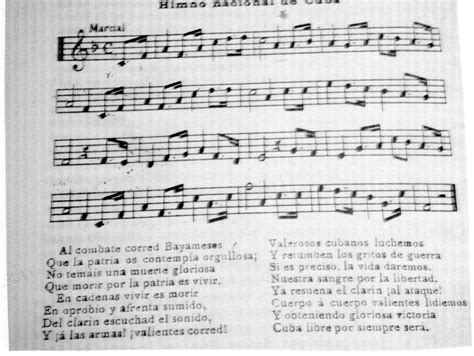 Himno Nacional Cubano Audio Y Vídeo Audio Himnos