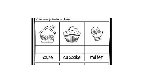 Free Preview Adjective Worksheets for the Primary Grades | Adjective