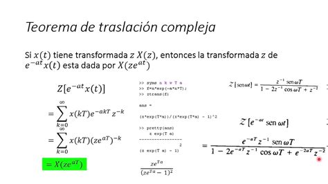 Propiedades Y Teoremas De La Transformada Z 3 3 Youtube