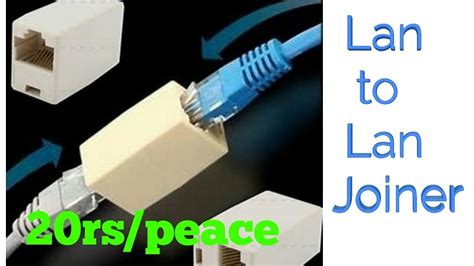 How To Join Two Lan Cables Together Cat 5 Lan Cable Female Coupler