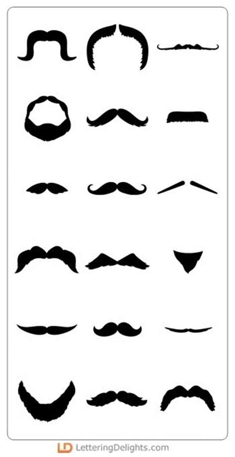Download High Quality Mustache Clip Art Pencil Transparent Png Images