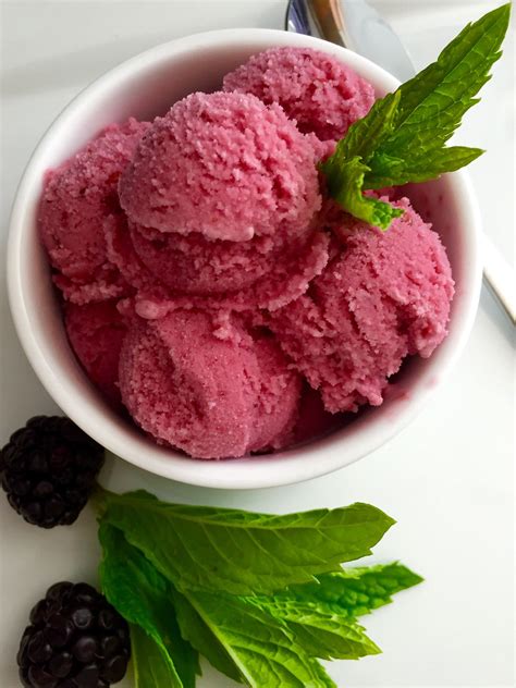 Blackberry Passionfruit Ice Cream Ice Cream Fruit Ice Cream Passion