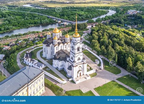 Assumption Cathedral In Vladimir Russia Stock Image Image Of Russia
