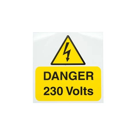 Industrial Signs Is1705rp Black On Yellow Self Adhesive Rigid Warning