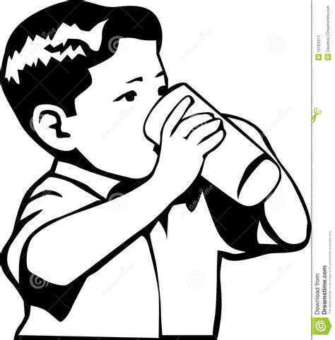 Drinking Water Clipart Black And White 10 Free Cliparts Download