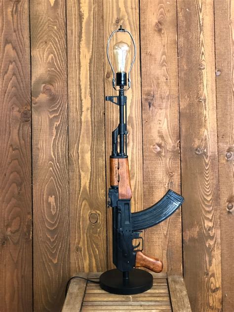 Ak 47 Table Lamp Gun Lamp Etsy