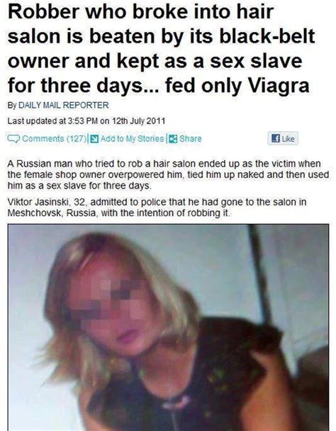 Russian Man Tries To Rob Hair Salon But Is Overpowered By The Female