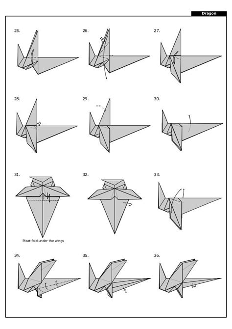 Origami Ancient Dragon Instructions Pdf Jadwal Bus